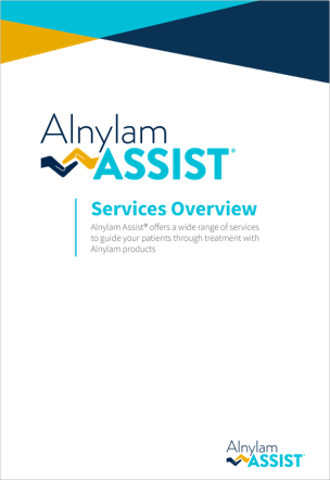 Alnylam Assist® Services Overview Brochure for HCPs Thumbnail - for OXLUMO™ (lumasiran)